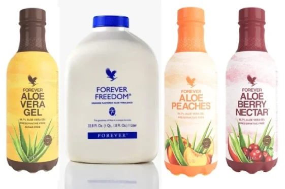 Bevande salutari e aloe vera gel da bere della Forever Living
