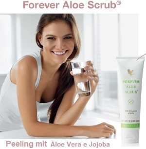 Forever Aloe Scrub, Peeling con Aloe Vera, Bestellnummer 238