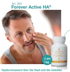 Forever Active HA, Hyaluronsäure als Nahrungsergänzung, Bestellnummer 264