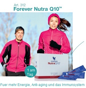 Forever Nutra Q10, Nahrungsergänzung von Forever Living Products, Bestellnummer 312