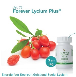 Forever Lycium Plus, Nahrungsergänzung, Bestellnummer 72